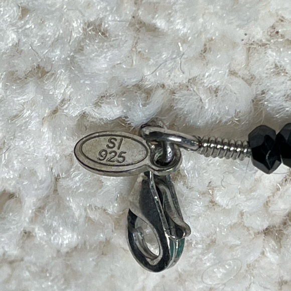 Black spinel bead necklace - Picture 4 of 6